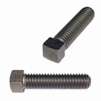 SQSS348 3/4"-10 X 8" Square Head Set Screw, Cup Point, Coarse, Case Hardened, Plain